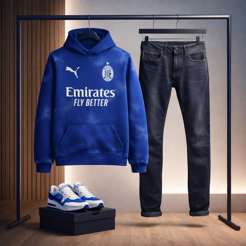 هودی مدل آث میلان-آبی